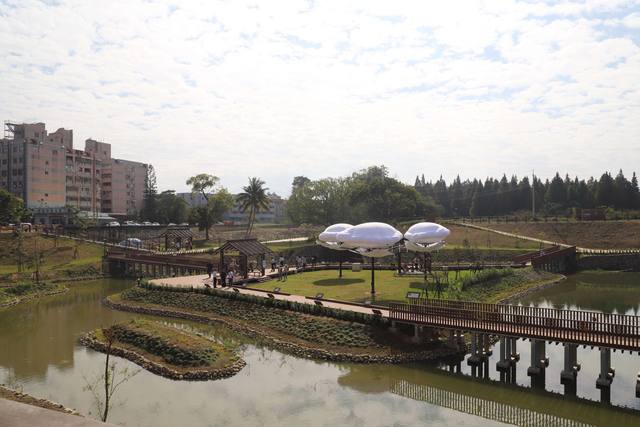 斗六後庄埤親水公園(天空之島光環境)的官方照片