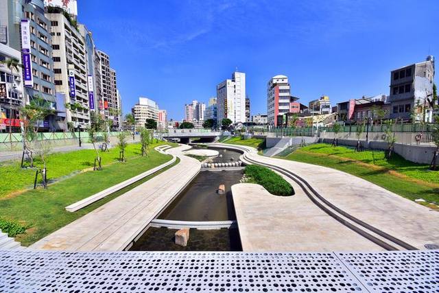 柳川水岸景觀步道的官方照片