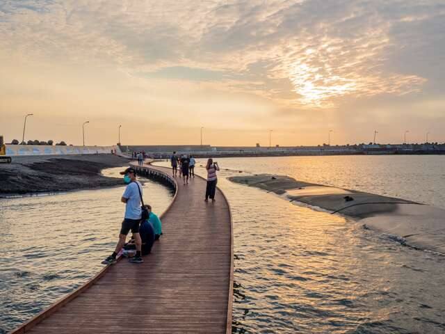 南寮海岸光廊(彌陀漁港海岸光廊)的官方照片